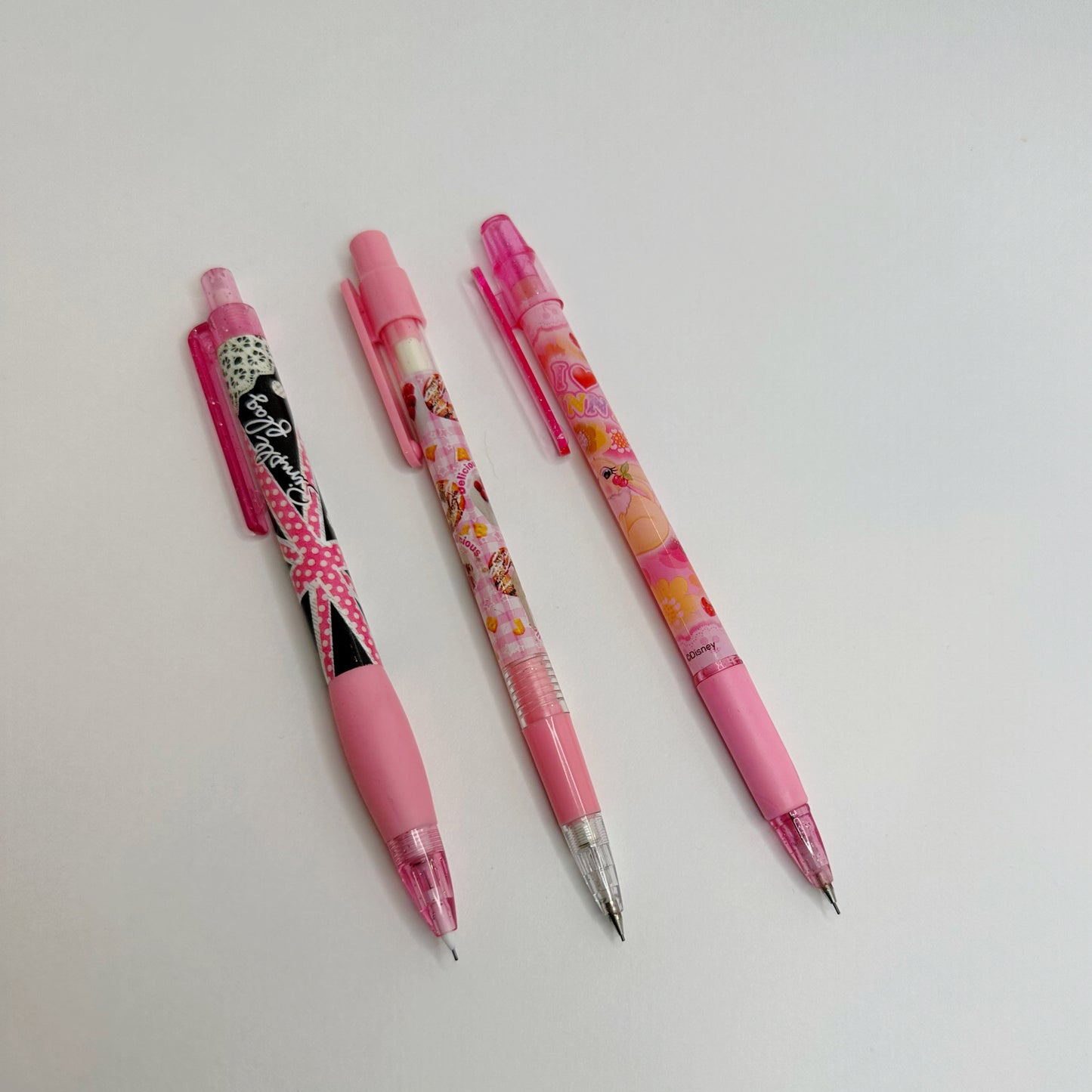 pink retro lead pencils