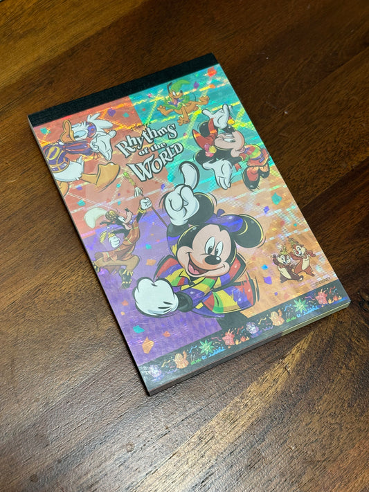 vintage rhythms of the world disney memopad