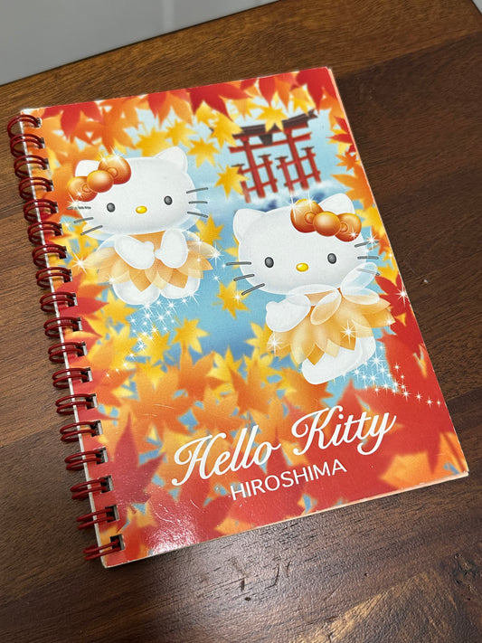 2001 gotochi hello kitty hiroshima notebook