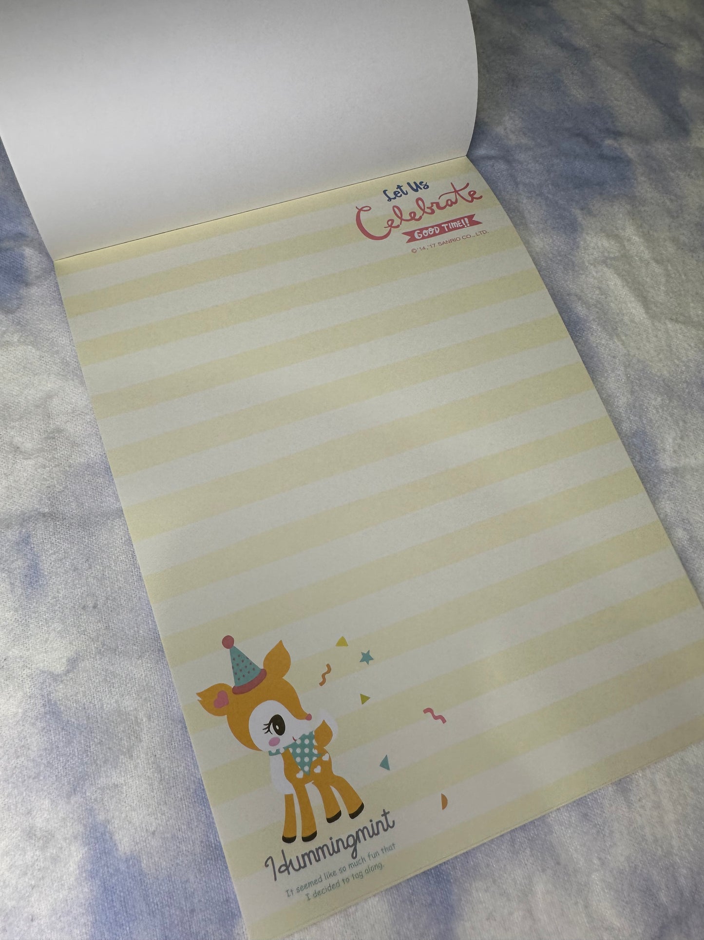 2017 hummingmint large memo pad