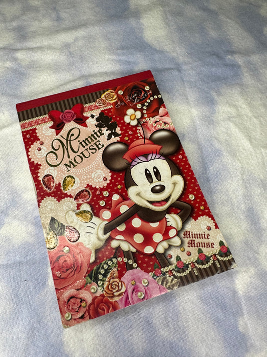 vintage minnie memo pad