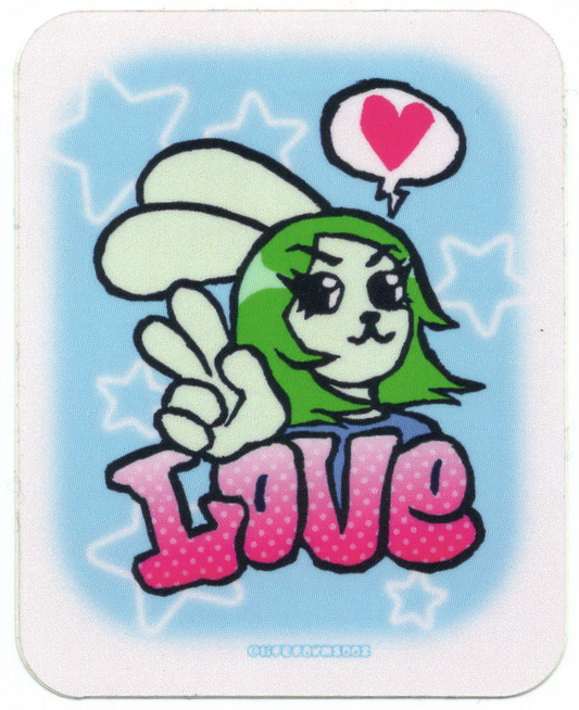 love bunny sticker