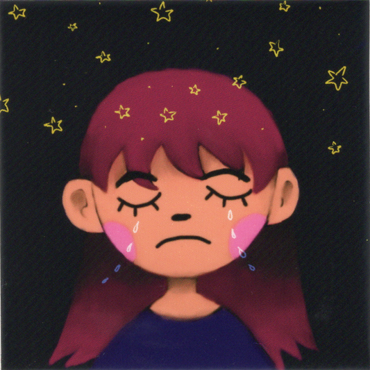 starry tears sticker